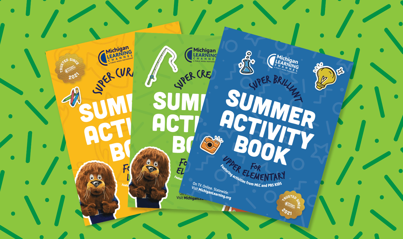 Summer book covers green